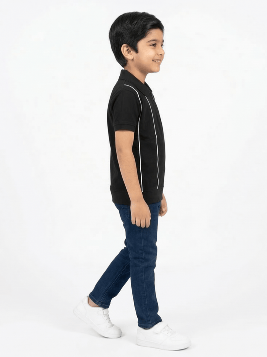 Velvour Boys Pique Polo Shirt-VP23-B