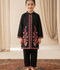 Velvour Girls Cotton Embroidered Co-Ord Set-VG210-A