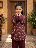 Velvour Girls Viscose Printed Stitched 2-Piece Suit-VG110-B