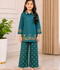 Velvour Girls Cotton Printed Co-Ord Set-VG218-B