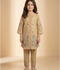 Velvour Girls Cotton Embroidered Co-Ord Set-VG209-B