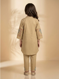 Velvour Girls Cotton Embroidered Co-Ord Set-VG209-B