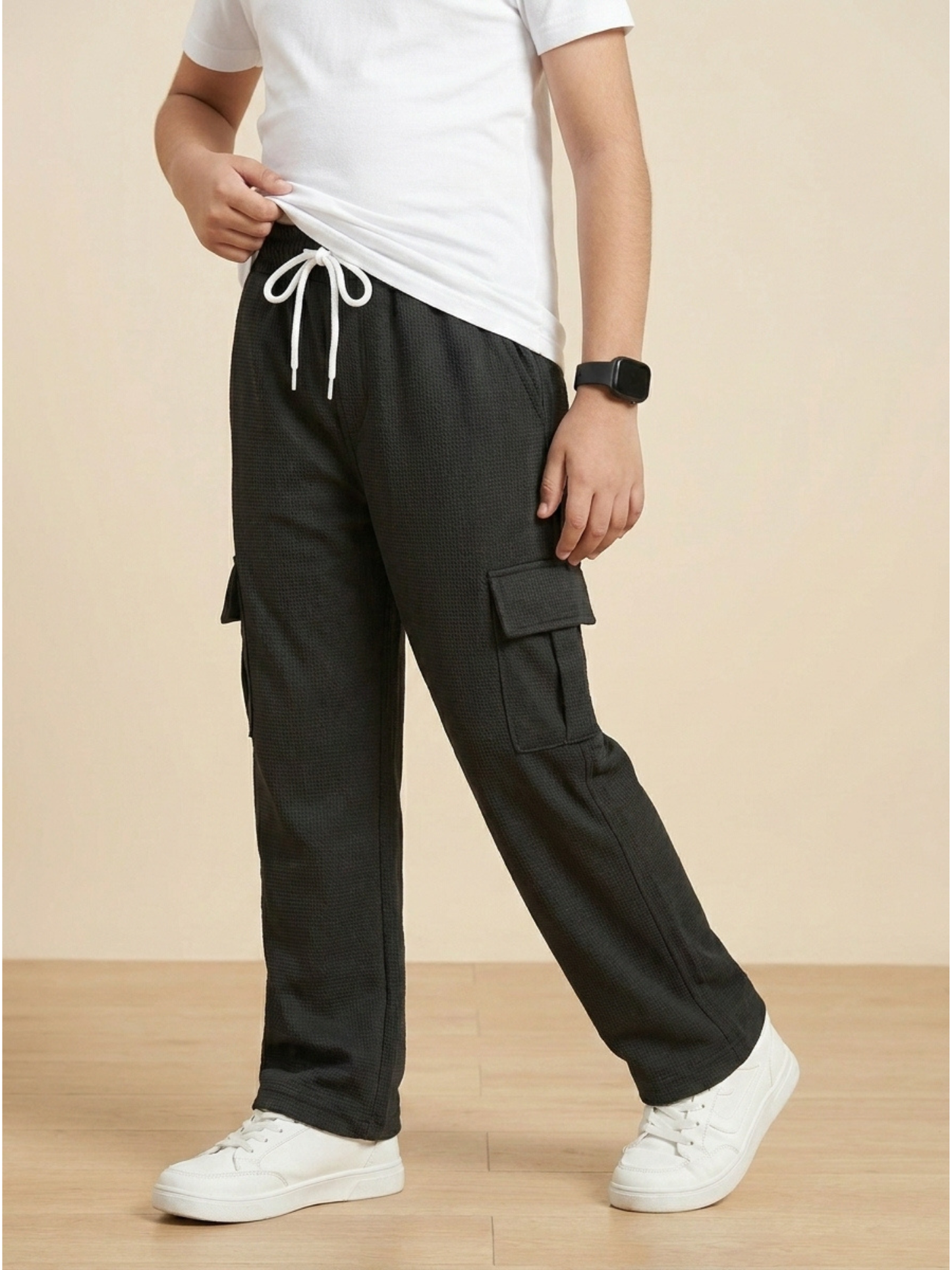 Velvour Boys Polyester Trouser-VT27-B