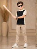 Velvour Boys Polyester Polo Shirt-VP28-A
