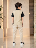 Velvour Boys Polyester Polo Shirt-VP28-B