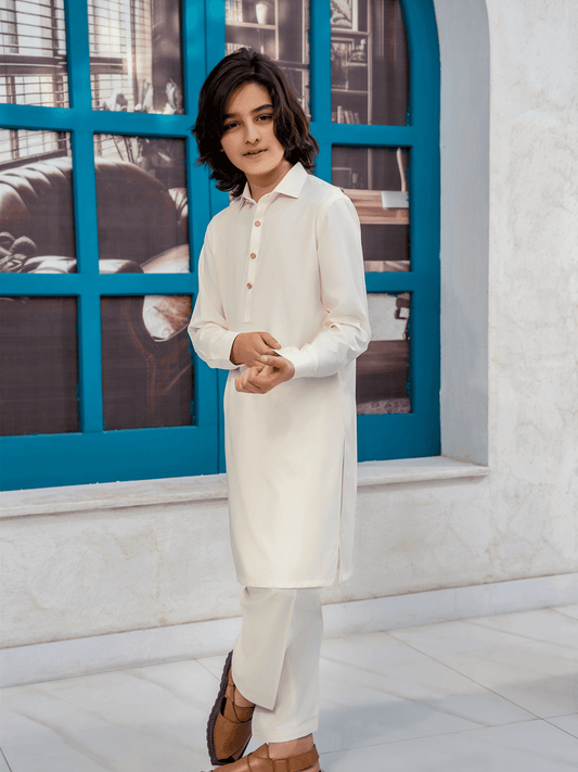 Velvour Boys Cotton Stitched Shalwar Kameez-VB208-B