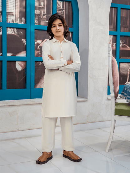 Velvour Boys Cotton Stitched Shalwar Kameez-VB208-B
