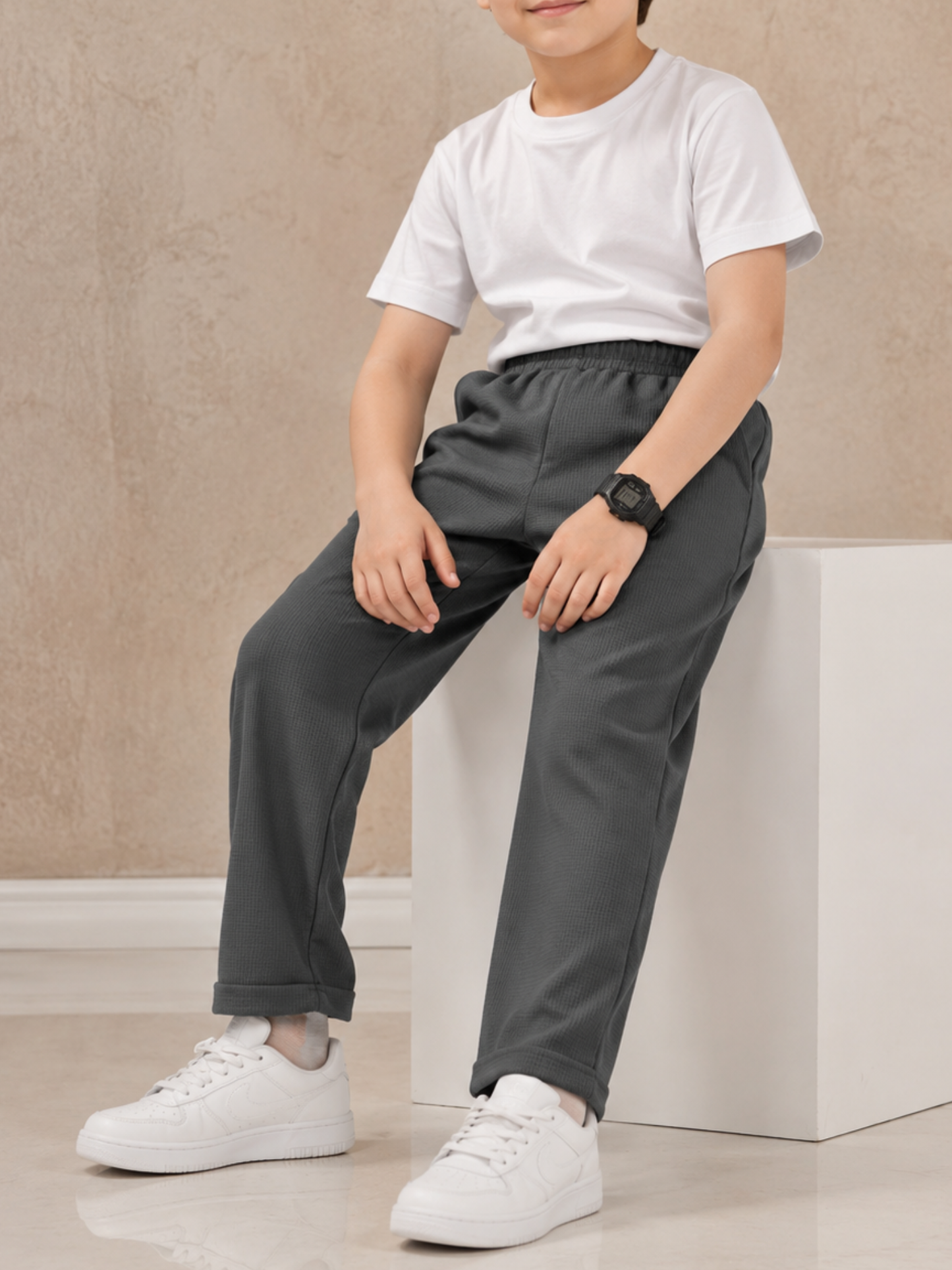 Velvour Boys Polyester Trouser-VT29-C