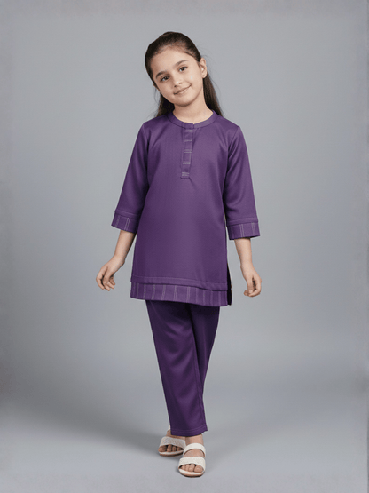 Velvour Girls Mesh Co-Ord Set-VG202-A