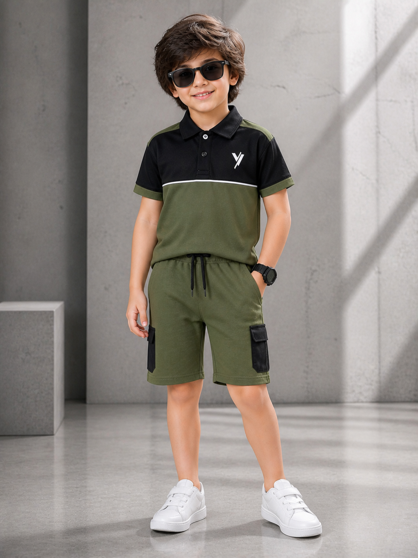 Velvour Boys Pique Tracksuit-VPS02