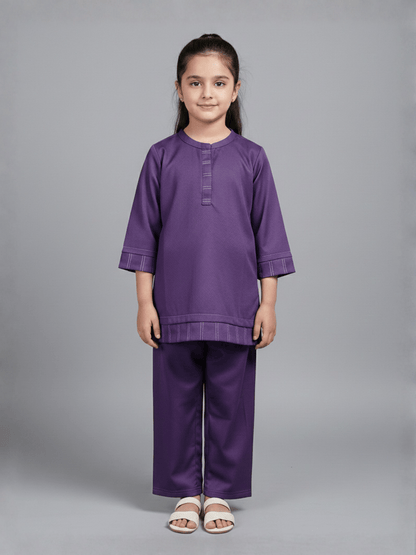 Velvour Girls Mesh Co-Ord Set-VG202-A