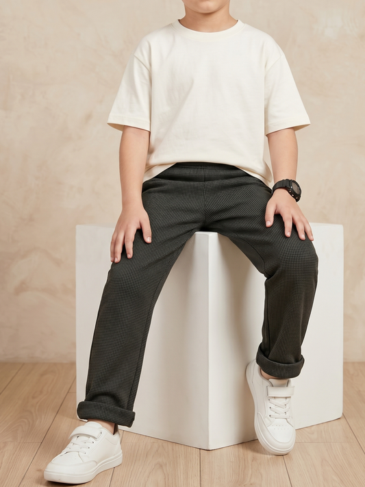 Velvour Boys Polyester Trouser-VT29-B