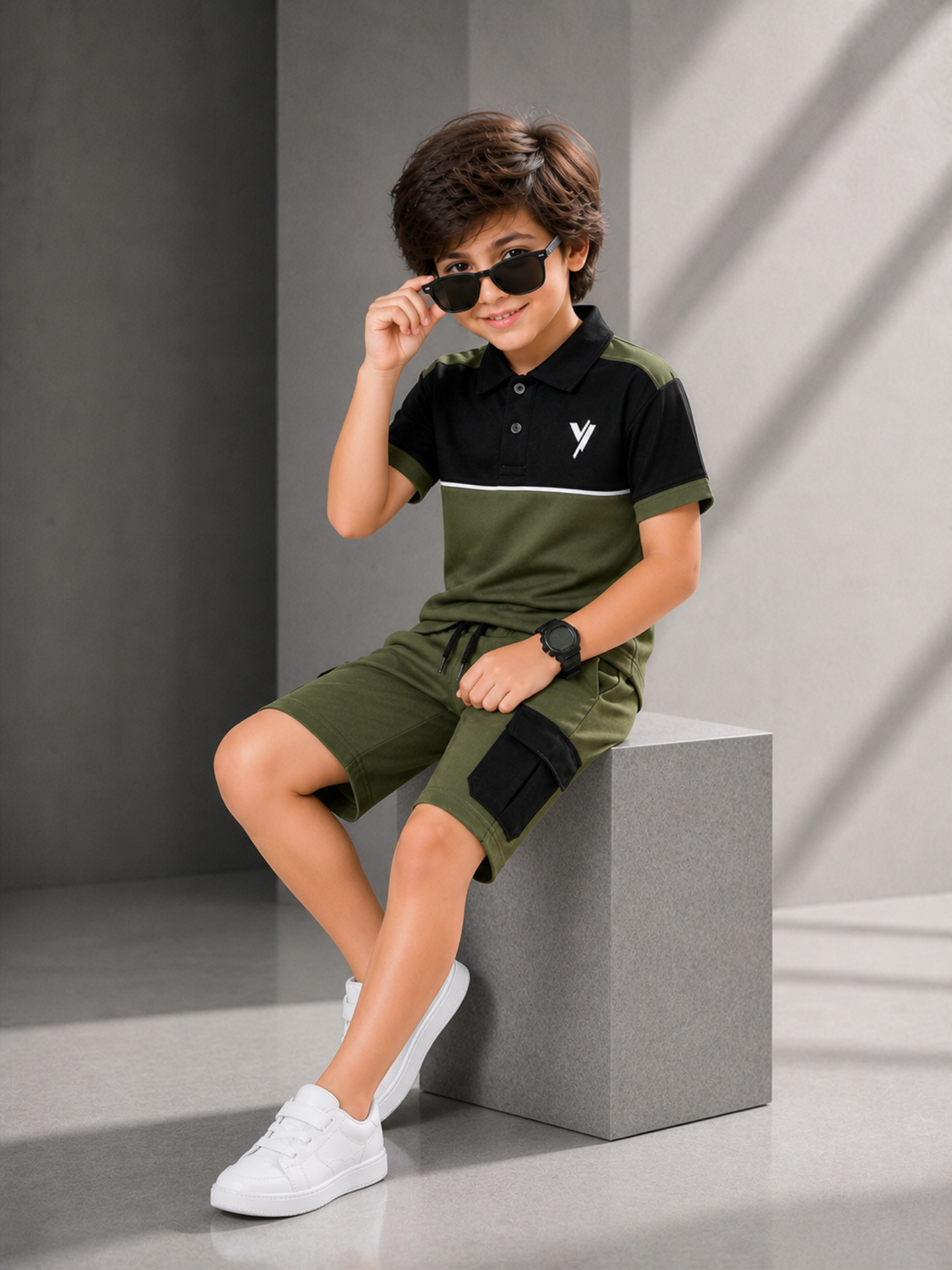 Velvour Boys Pique Tracksuit-VPS02