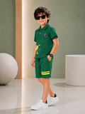 Velvour Boys Pique Printed Tracksuit-VPS03