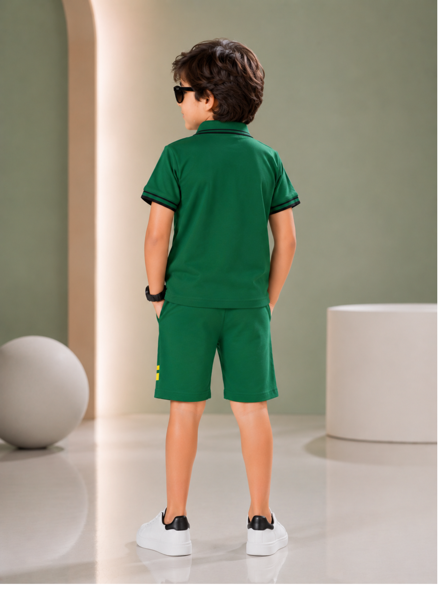 Velvour Boys Pique Printed Tracksuit-VPS03
