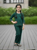 Velvour Girls Mesh Co-Ord Set-VG196-A