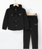Velvour Fleece Hooded Tracksuit-VWT39-C