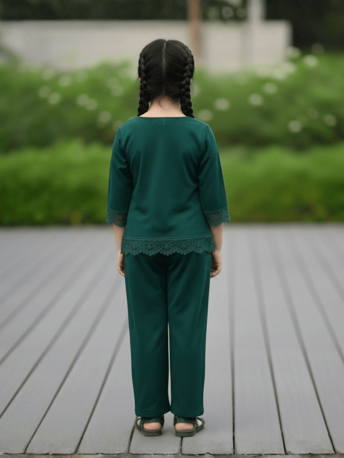 Velvour Girls Mesh Co-Ord Set-VG196-A