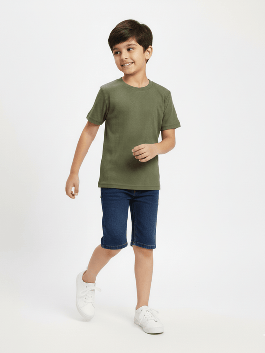 Velvour Boys Polyester T-Shirt-VT19-A