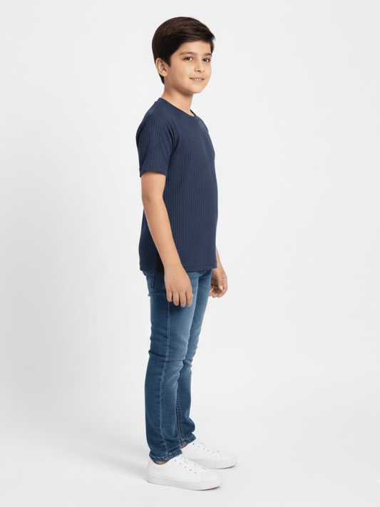 Velvour Boys Polyester T-Shirt-VT18-B