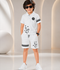 Velvour Boys Pique Printed Tracksuit-VPS04