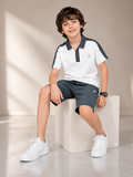 Velvour Boys Single Jersey Tracksuit-VST73-A