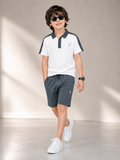 Velvour Boys Single Jersey Tracksuit-VST73-A