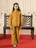 Velvour Girls Cotton Embroidered Co-Ord Set-VG190-A