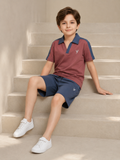 Velvour Boys Single Jersey Tracksuit-VST73-B