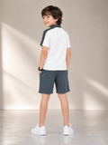 Velvour Boys Single Jersey Tracksuit-VST73-A