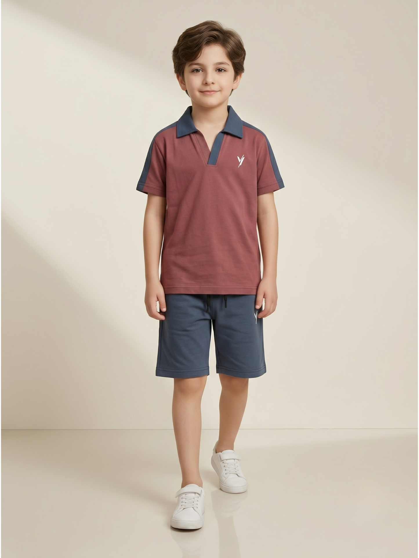 Velvour Boys Single Jersey Tracksuit-VST73-B