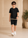Velvour Boys Single Jersey Tracksuit-VST74-A