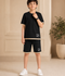Velvour Boys Single Jersey Tracksuit-VST74-A