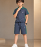Velvour Boys Single Jersey Tracksuit-VST75-A