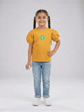 Velvour Girls Cotton Printed T-Shirt-VG193-B