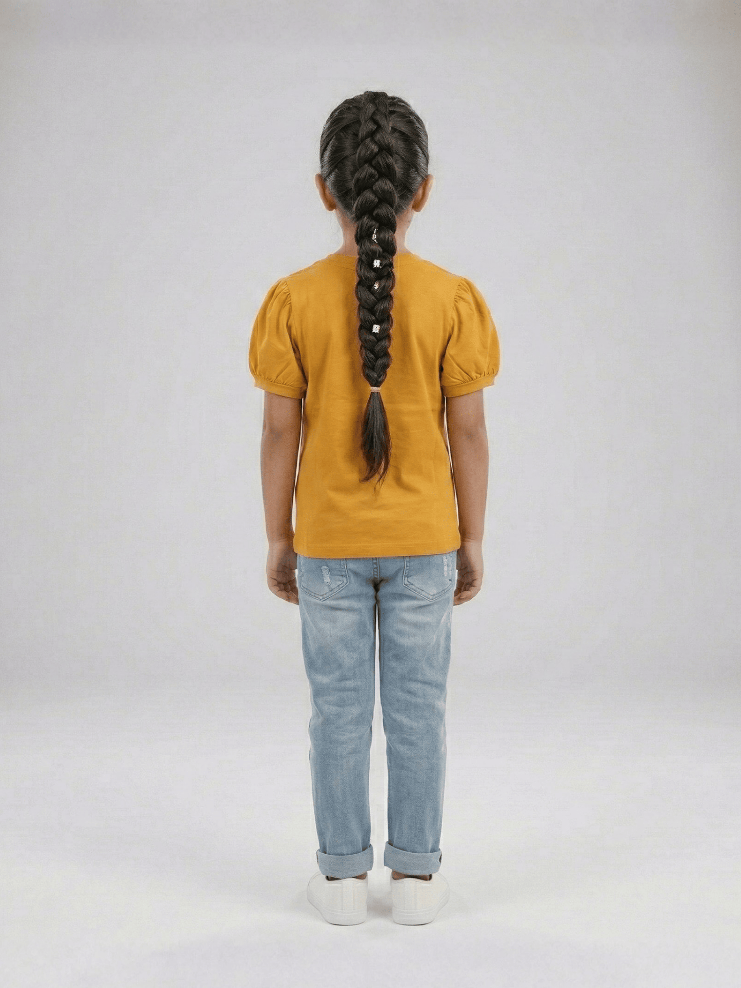 Velvour Girls Cotton Printed T-Shirt-VG193-B