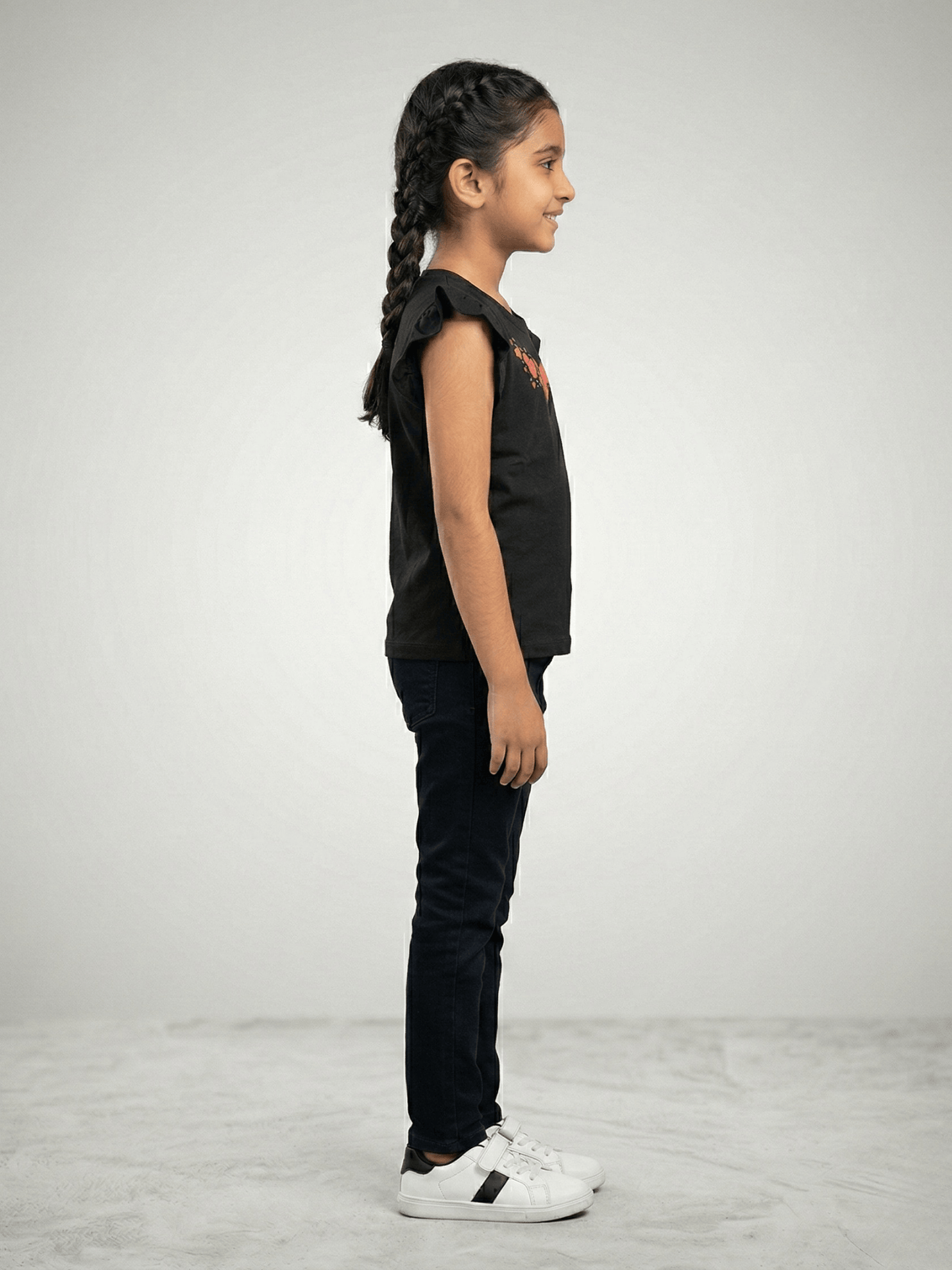 Velvour Girls Cotton Printed T-Shirt-VG193-A