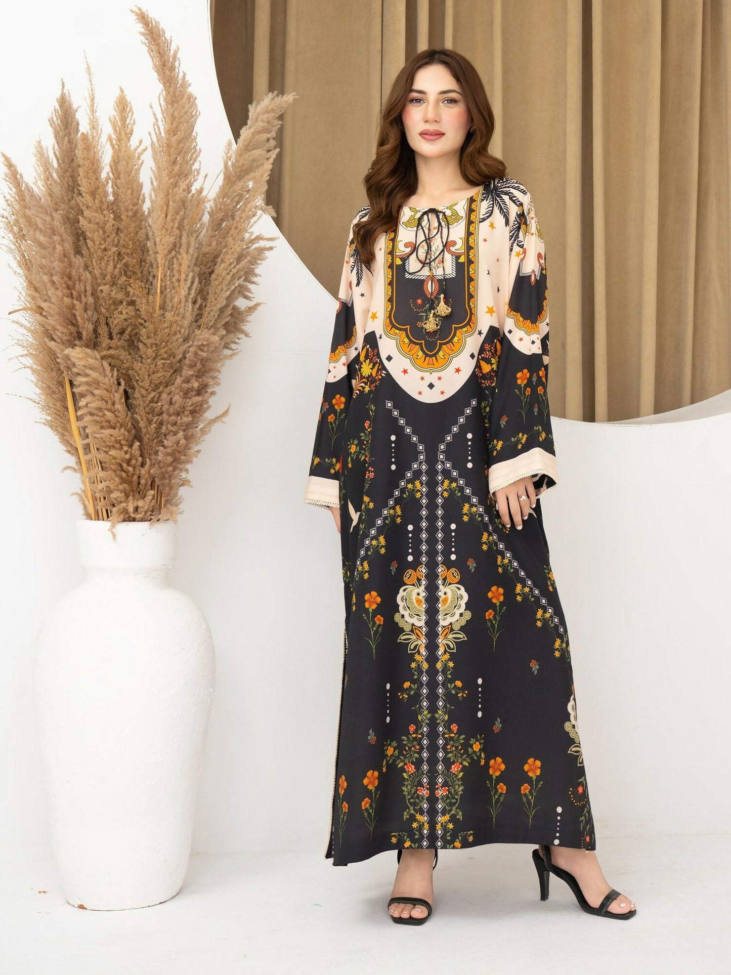 Panache Apparel Florise Lawn Printed Shirt-Riva