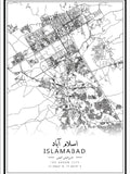 MappedPK Islamabad Printed Map