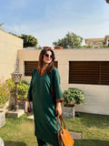 Stylish Collection Aaraish Linen Embroidered Stitched 2-Piece Suit-Grace