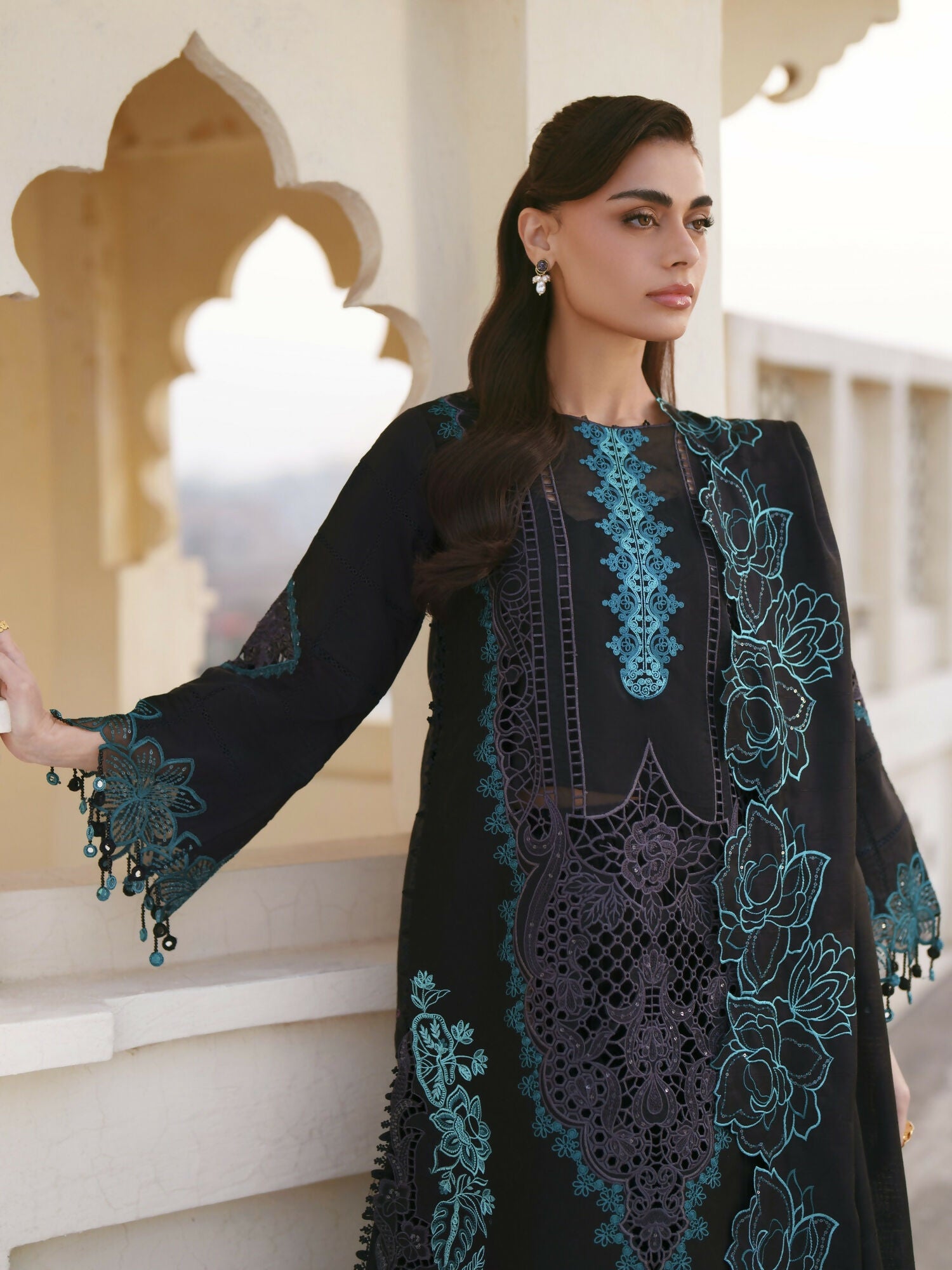 Parishay Shangrila Lawn Embroidered Unstitched 3-Piece Suit-SLA-03