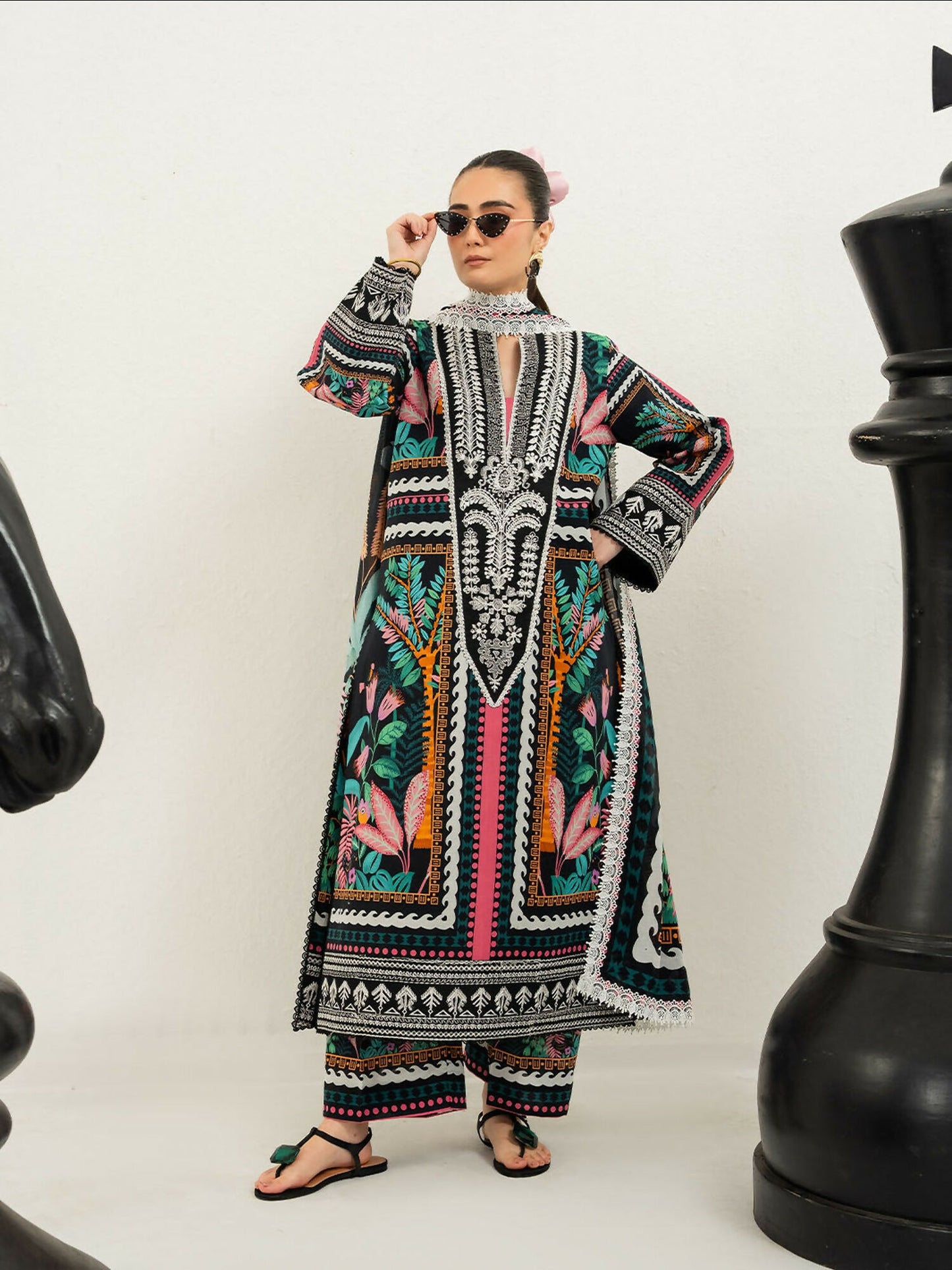 Mahnur Anaya Lawn Vol-1 Embroidered Unstitched 3-Piece Suit-ANA-020