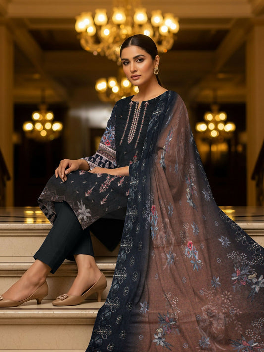 Grace & Style Dhanak Embroidered Unstitched 3-Piece Suit-02