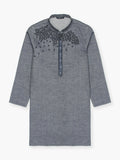 Velvour Boys Cotton Embroidered Stitched Kurta-VB199-A