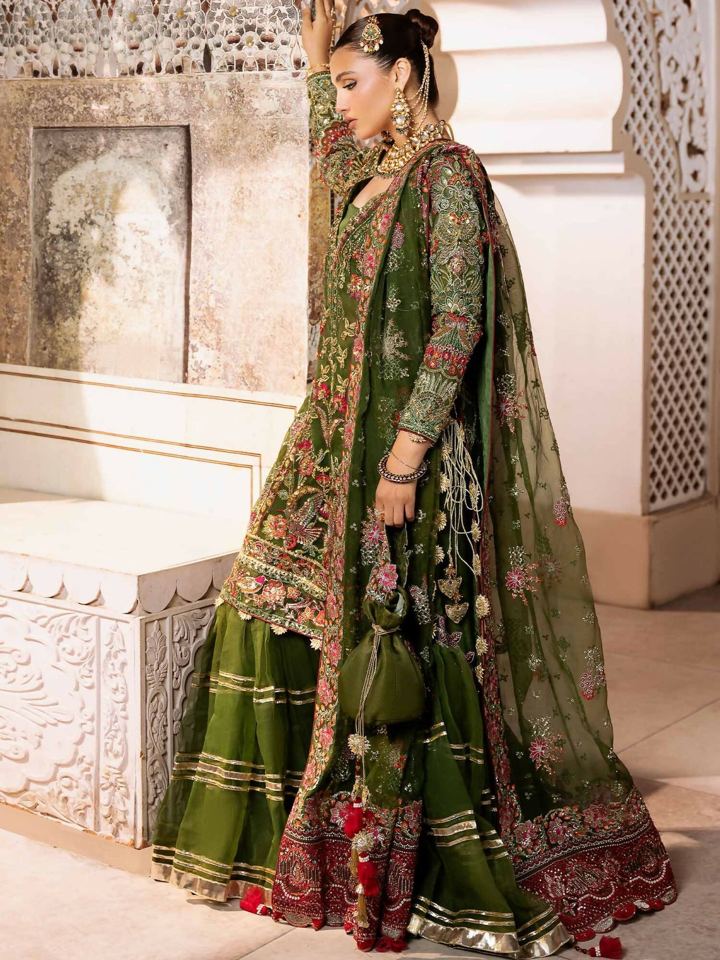 Shiza Hassan Shehnai Organza Embellished Stitched 4-Piece Suit-Zaria