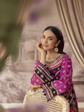 Naqsh Dune And Bloom Lawn Printed Unstitched 2-Piece Suit-Raspberry Pink-00134