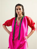 Hussain Rehar Pay Day Vol III Raw Silk Stitched 2-Piece Suit-Vivid
