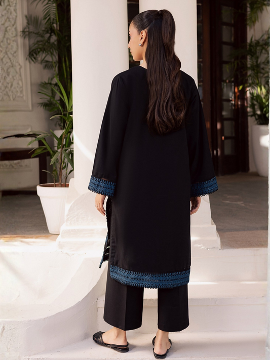 Mannat Clothing Laila Winter Pret '25 Karandi Embroidered Stitched Suit-Bold