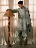 Binilyas Gulrukh Khaddar Embroidered Unstitched 3-Piece Suit-64-A