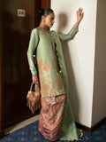 Hussain Rehar Basic Not Basic V Raw Silk Embellished Stitched 3-Piece Suit-Viridity